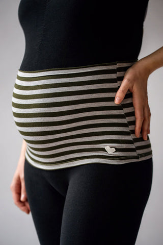 Maternity Haramaki - Green Stripe